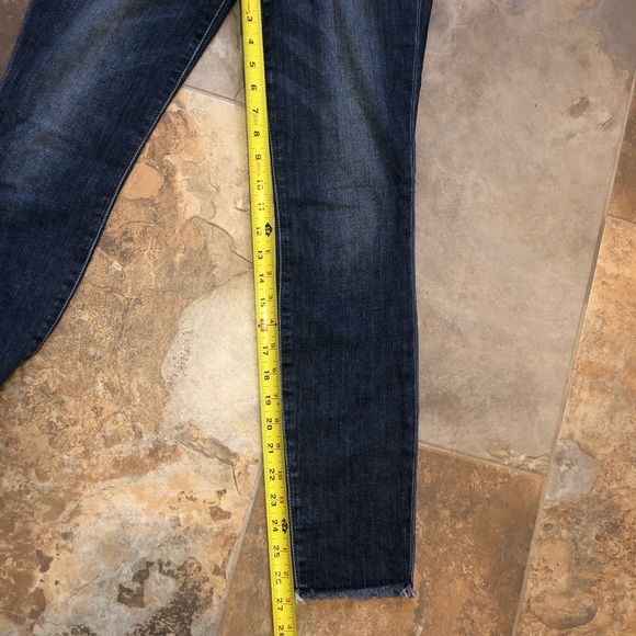 Joe’s Jeans Skinny Ankle Raw Hem High Rise Blanche - Picture 9 of 9